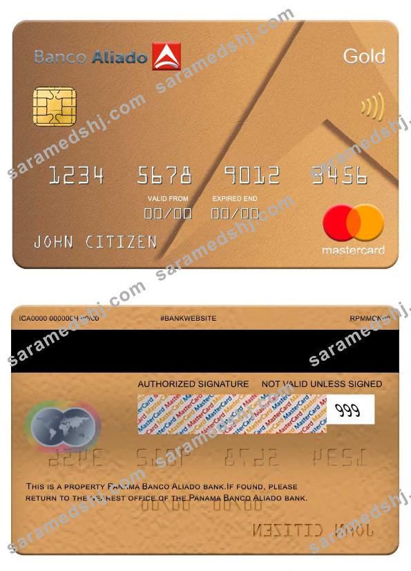 Panama Banco Aliado bank mastercard